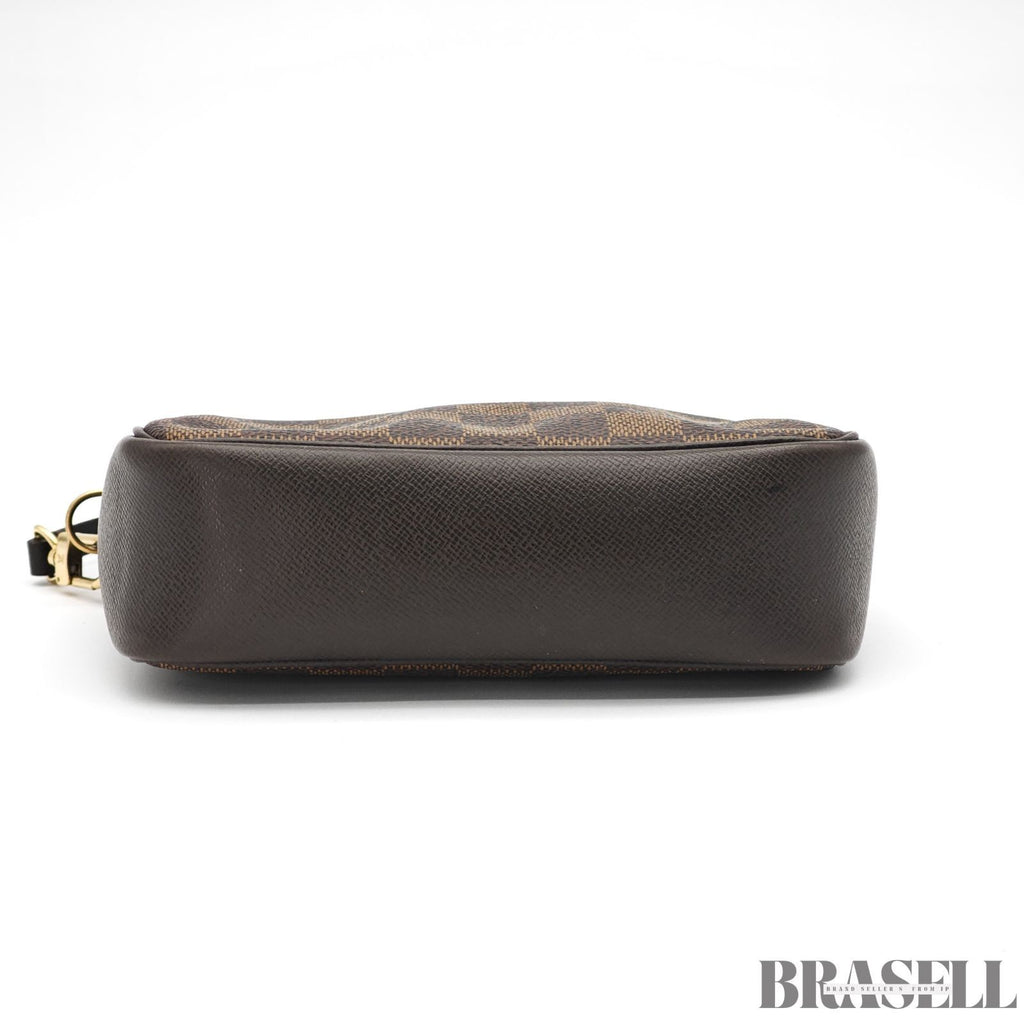 LOUIS VUITTON Trousse Makeup Hand Bag Poach Damier Ebene【ImportFeeFREE】