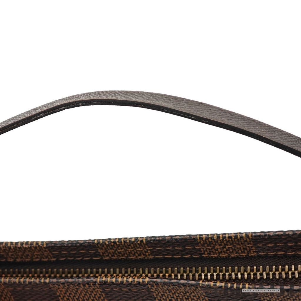 LOUIS VUITTON Trousse Makeup Hand Bag Poach Damier Ebene【ImportFeeFREE】