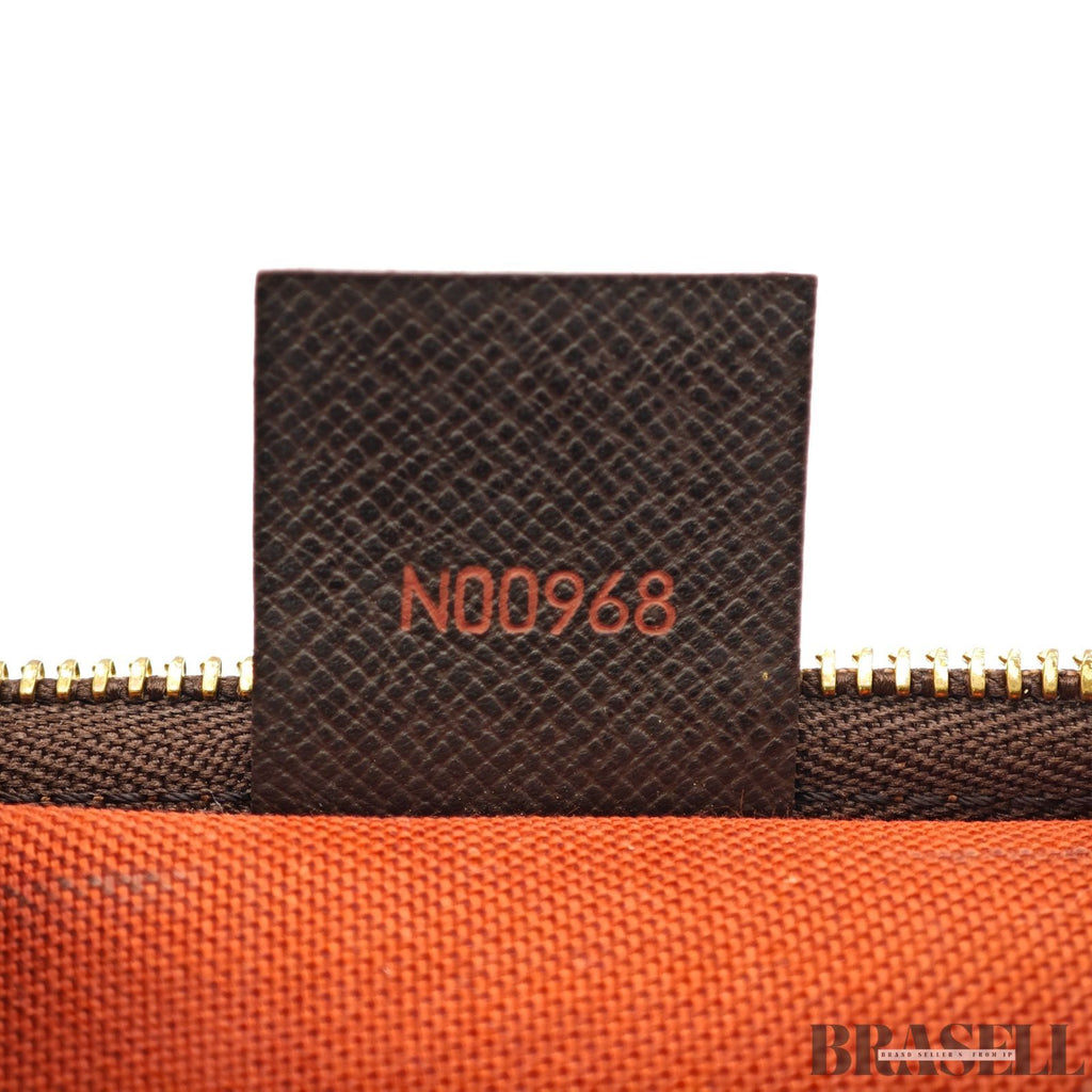 LOUIS VUITTON Trousse Makeup Hand Bag Poach Damier Ebene【ImportFeeFREE】