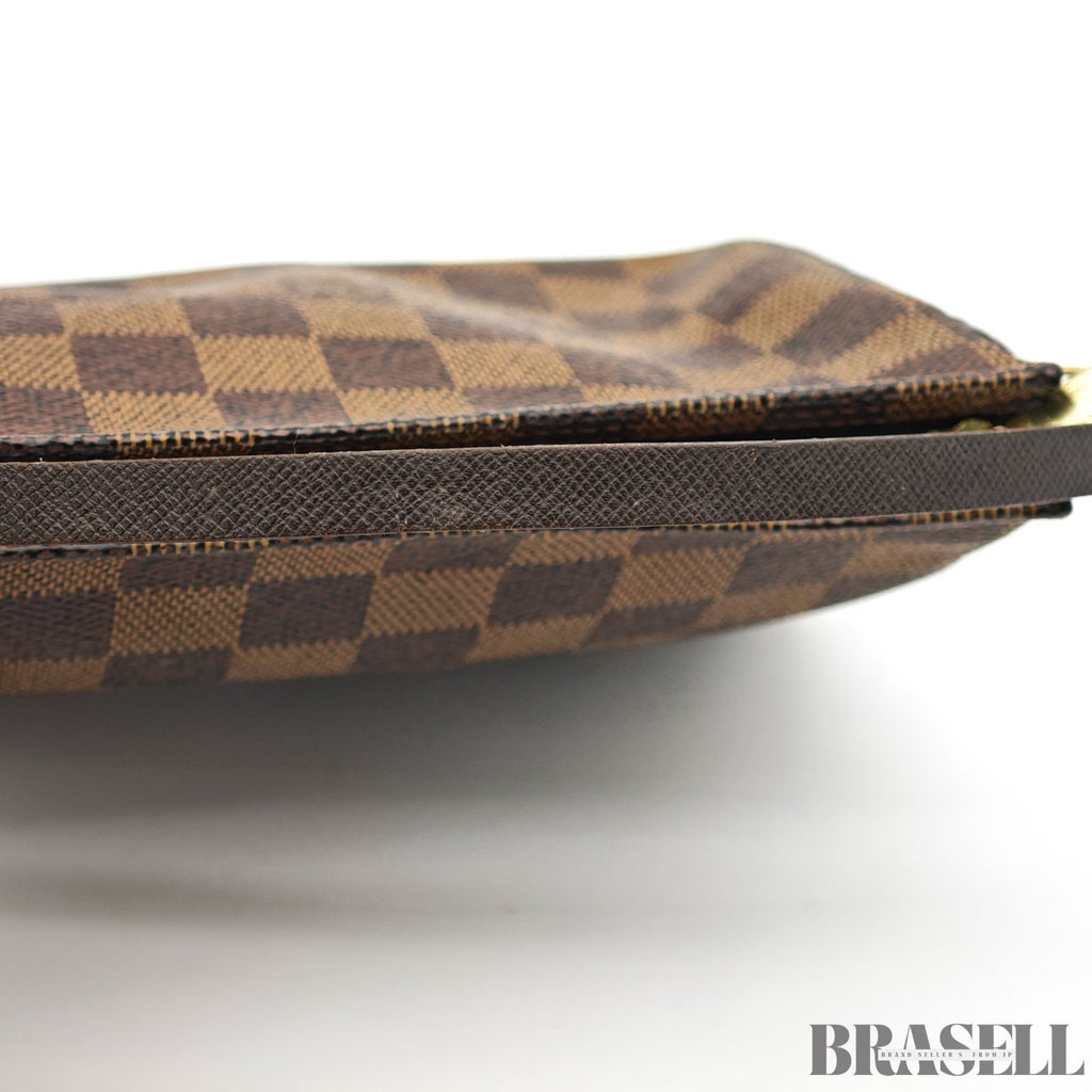 LOUIS VUITTON Trousse Makeup Hand Bag Poach Damier Ebene【ImportFeeFREE】