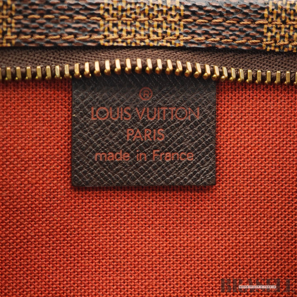 LOUIS VUITTON Trousse Makeup Hand Bag Poach Damier Ebene【ImportFeeFREE】