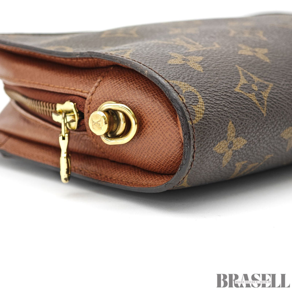 LOUIS VUITTON Orsay Clutch Hand Bag Monogram M51790【ImportFeeFREE】