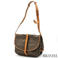 LOUIS VUITTON Saumur 35 Shoulder Bag Monogram M42254【ImportFeeFREE】