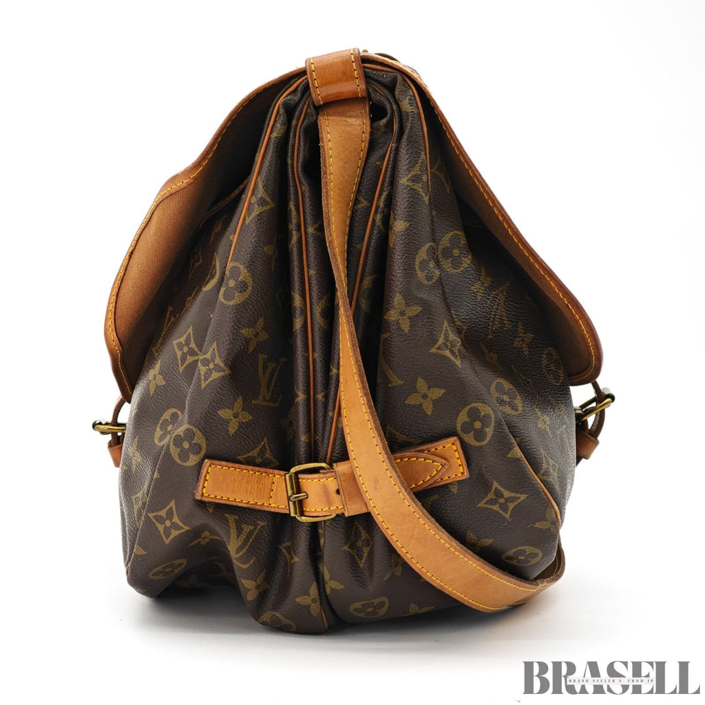 LOUIS VUITTON Saumur 35 Shoulder Bag Monogram M42254【ImportFeeFREE】