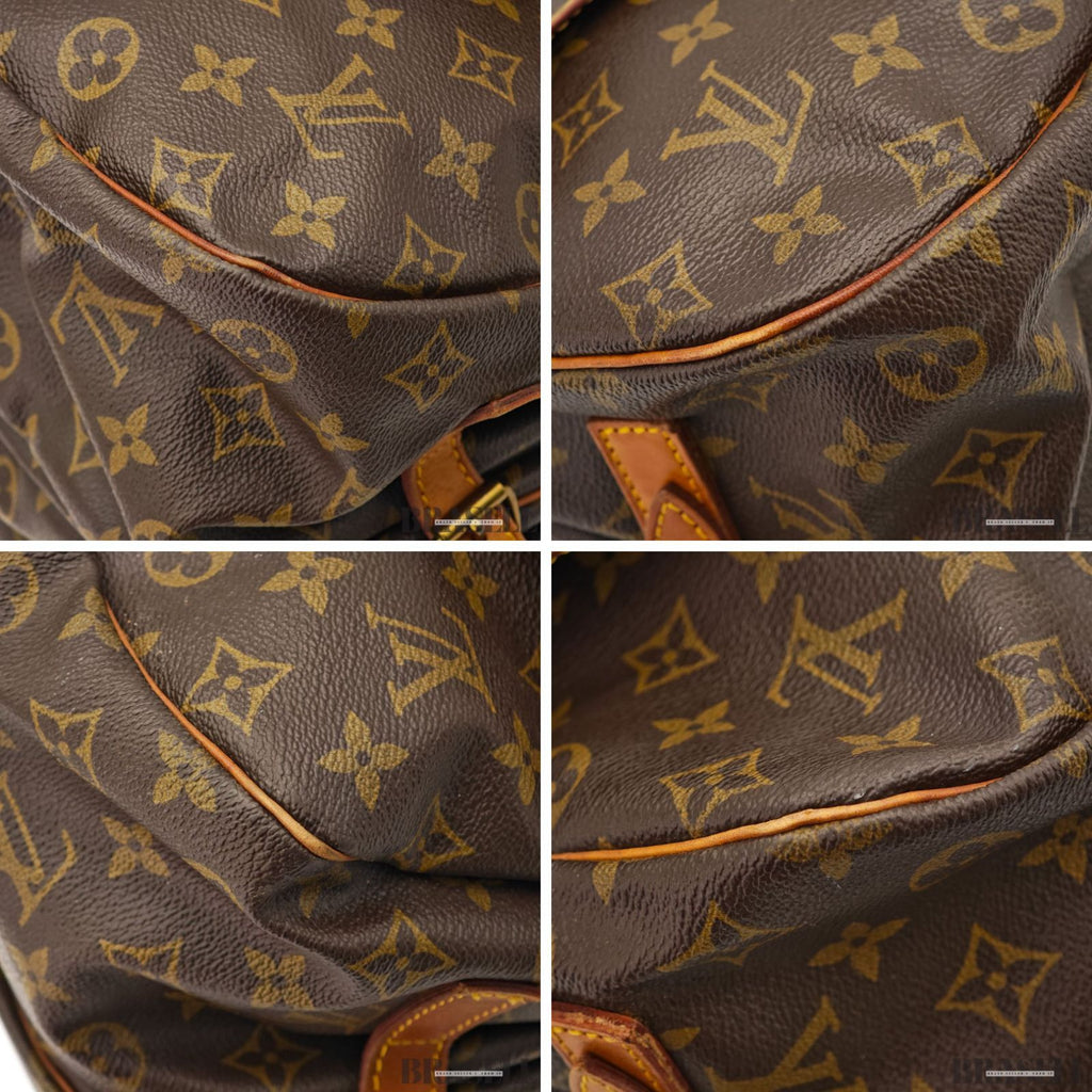 LOUIS VUITTON Saumur 35 Shoulder Bag Monogram M42254【ImportFeeFREE】
