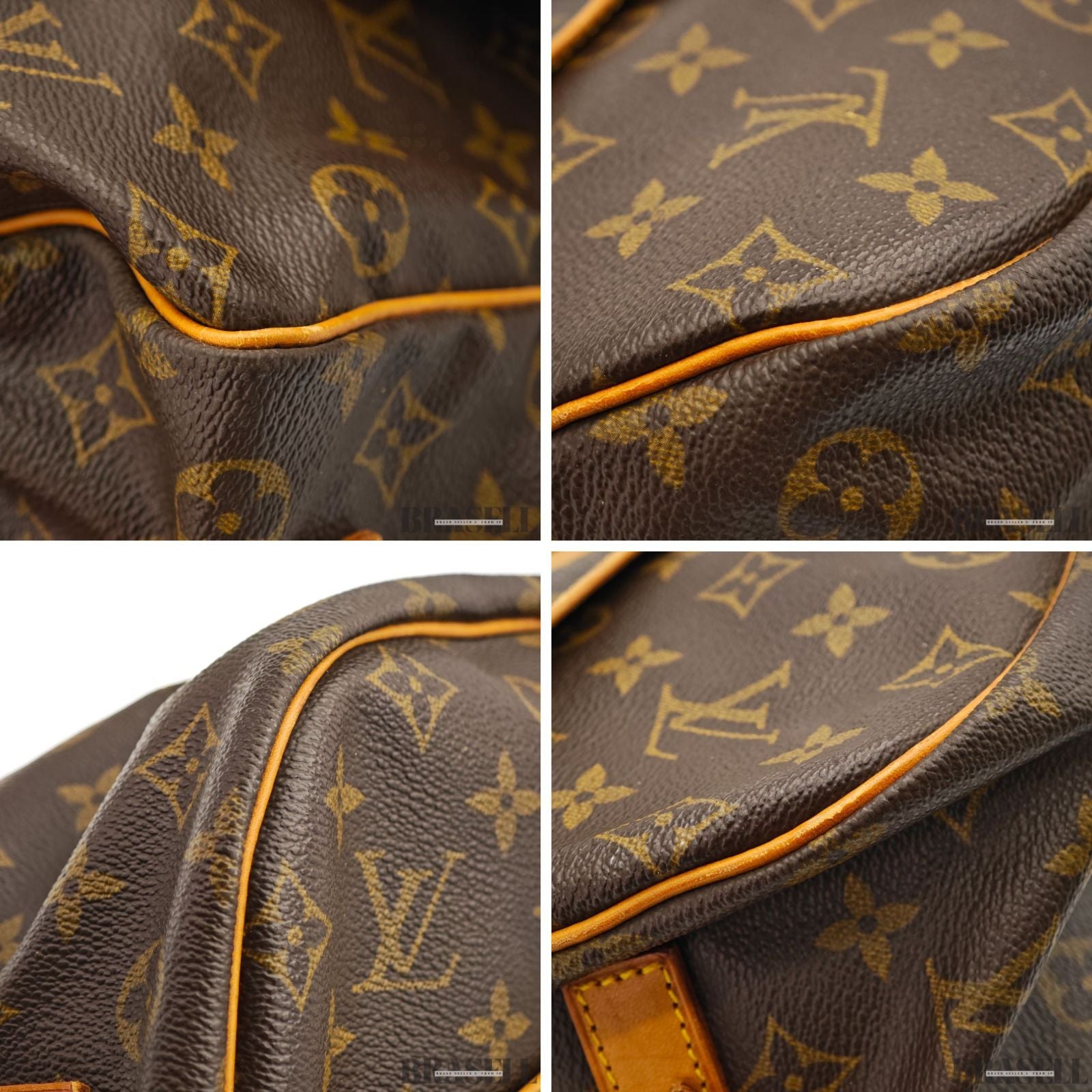 LOUIS VUITTON Saumur 35 Shoulder Bag Monogram M42254【ImportFeeFREE】
