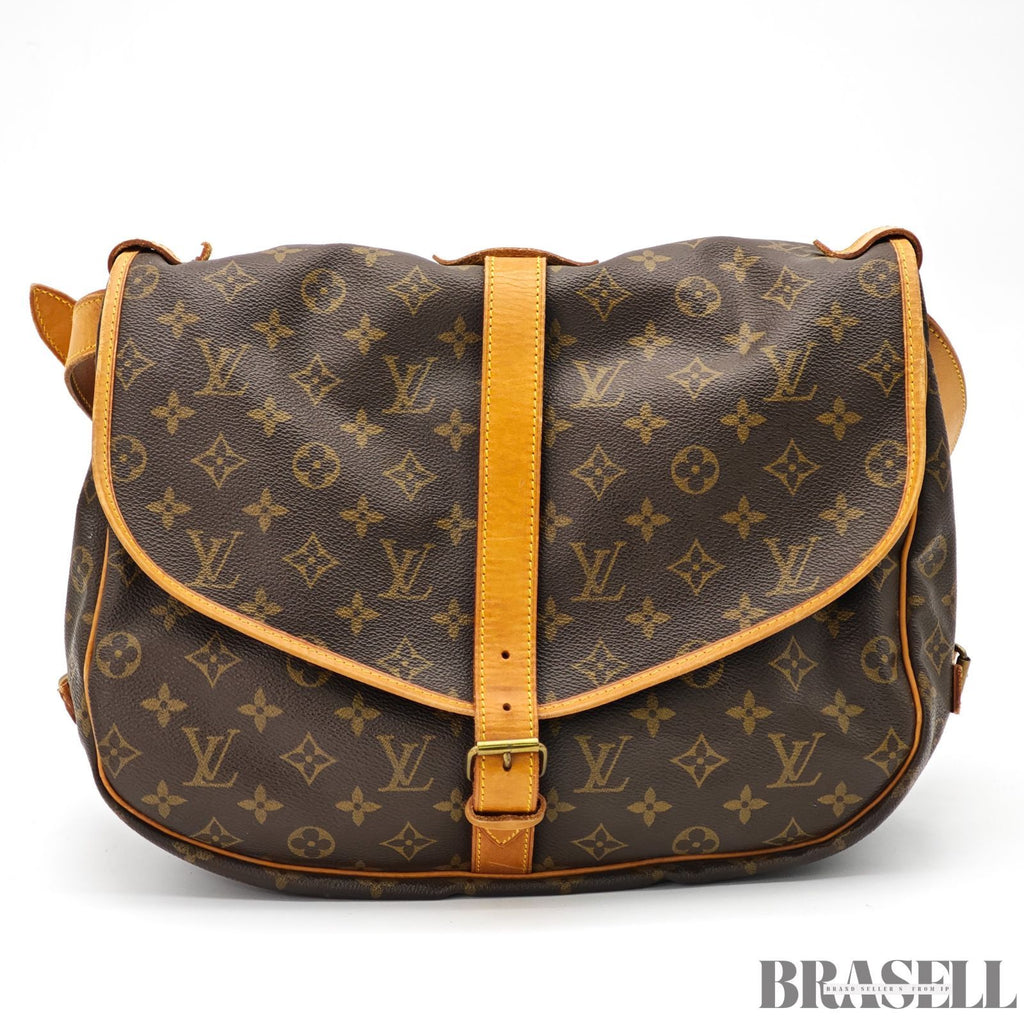 LOUIS VUITTON Saumur 35 Shoulder Bag Monogram M42254【ImportFeeFREE】