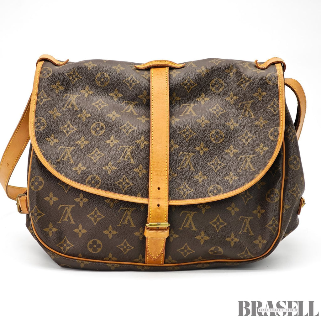 LOUIS VUITTON Saumur 35 Shoulder Bag Monogram M42254【ImportFeeFREE】