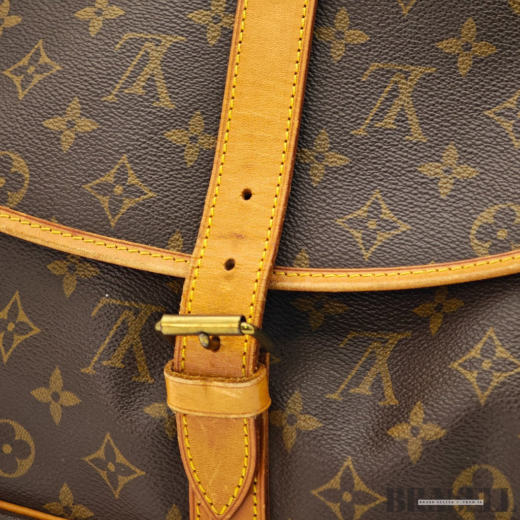 LOUIS VUITTON Saumur 35 Shoulder Bag Monogram M42254【ImportFeeFREE】