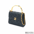 CHANEL Matelasse Coco Handle 2Way Chain Shoulder Flap Top【ImportFeeFREE】