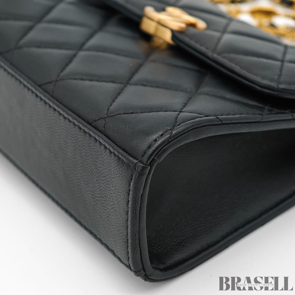 CHANEL Matelasse Coco Handle 2Way Chain Shoulder Flap Top【ImportFeeFREE】