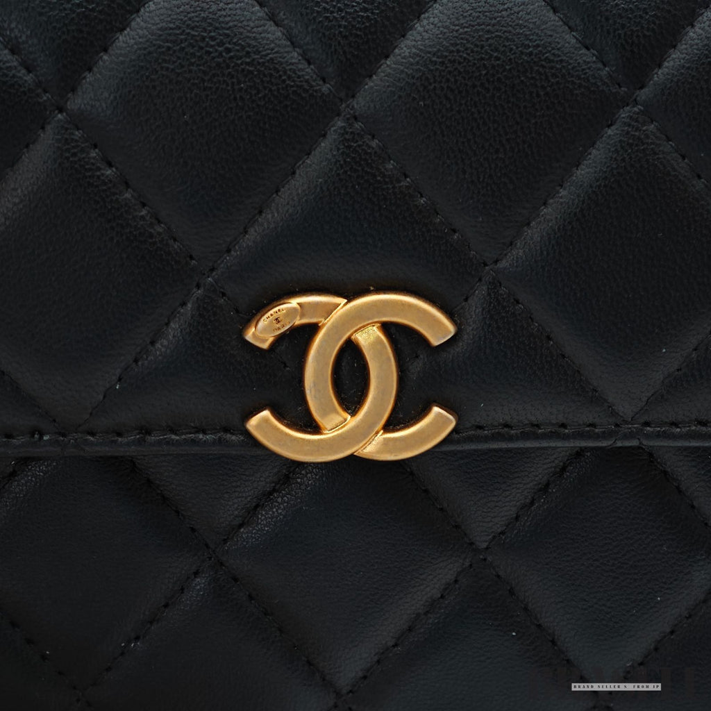 CHANEL Matelasse Coco Handle 2Way Chain Shoulder Flap Top【ImportFeeFREE】
