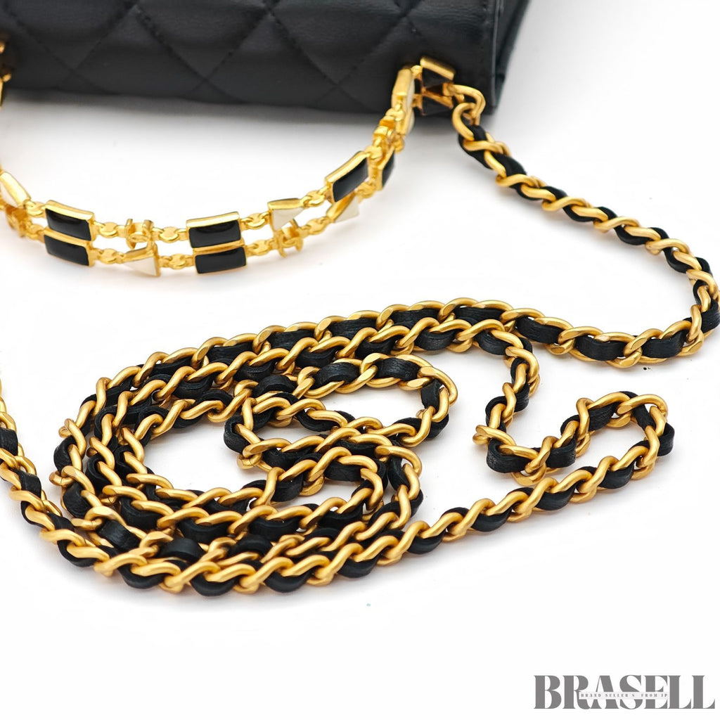 CHANEL Matelasse Coco Handle 2Way Chain Shoulder Flap Top【ImportFeeFREE】