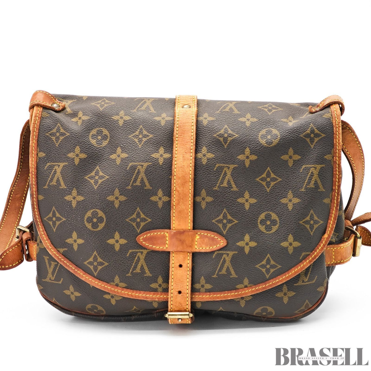 Louis Vuitton Monogram Saumur 30 M42256 Shoulder Bag Flap【ImportFeeFREE】