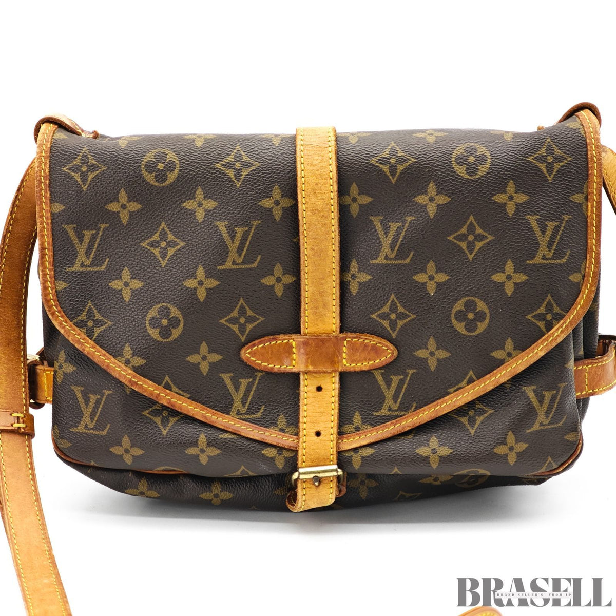Louis Vuitton Monogram Saumur 30 M42256 Shoulder Bag Flap【ImportFeeFREE】