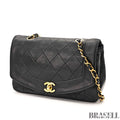 CHANEL Diana 22 Matelasse A01164 Black Flap Chain 【ImportFeeFREE】