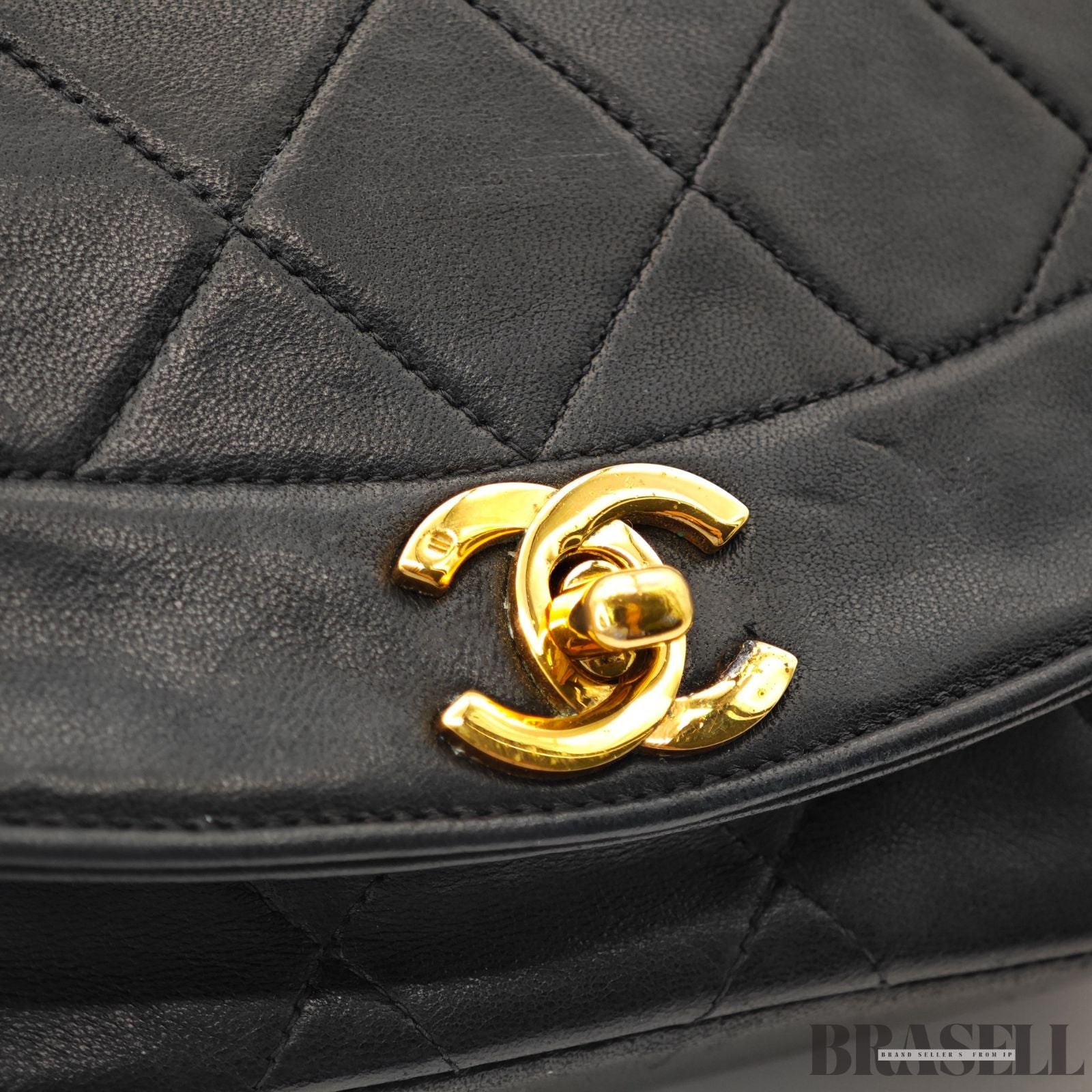 CHANEL Diana 22 Matelasse A01164 Black Flap Chain 【ImportFeeFREE】