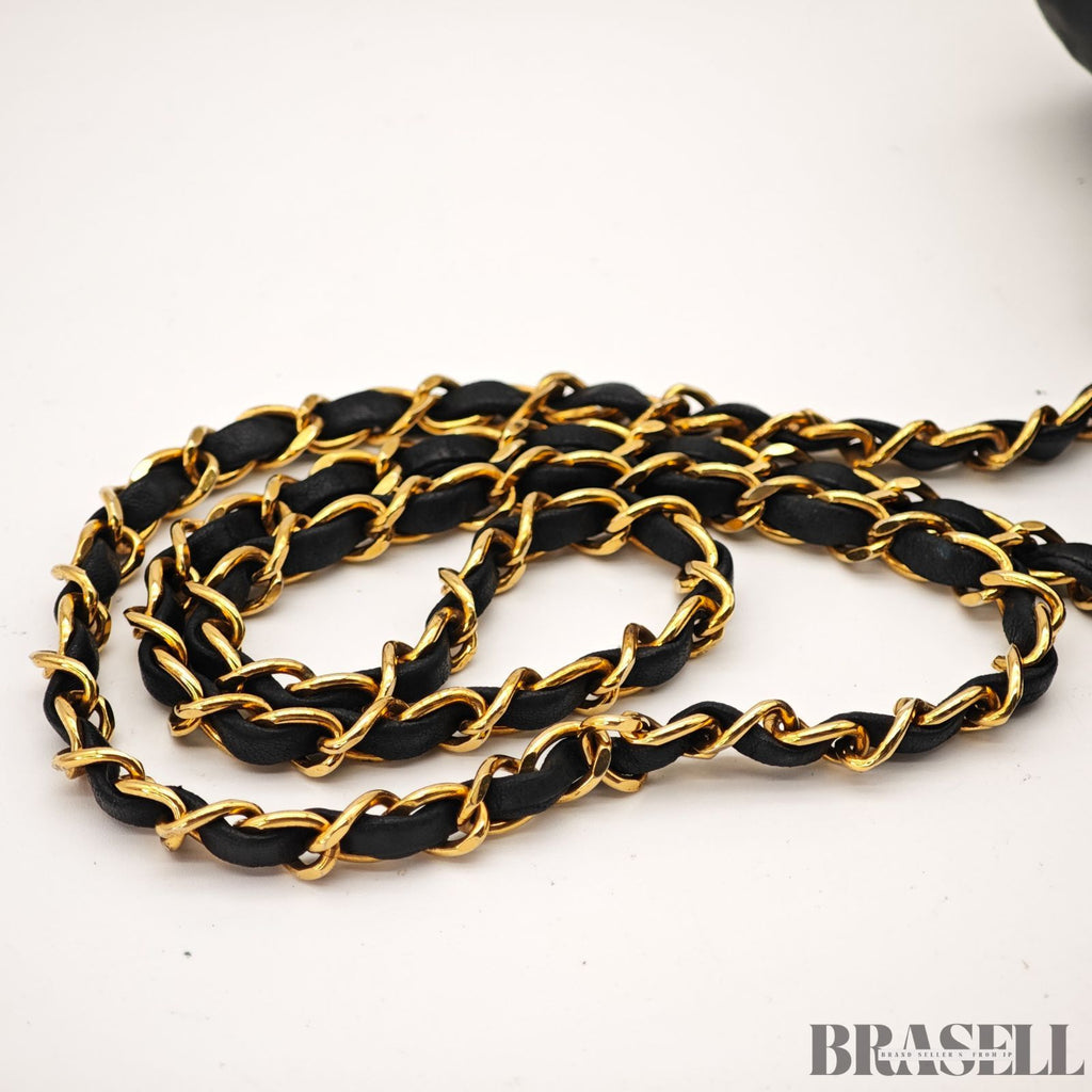 CHANEL Diana 22 Matelasse A01164 Black Flap Chain 【ImportFeeFREE】