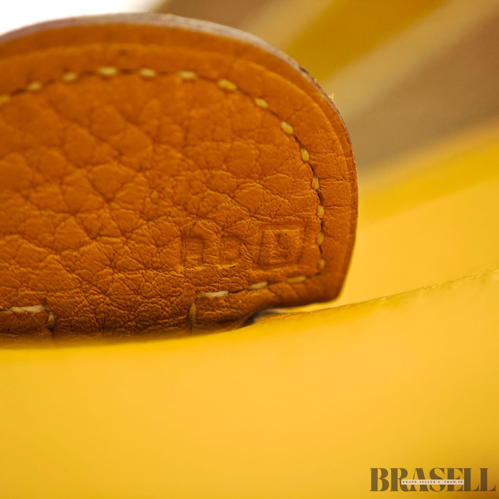 HERMES Evelyne 2PM Jaune Yellow Taurillon Clemence Unisex【ImportFeeFREE】