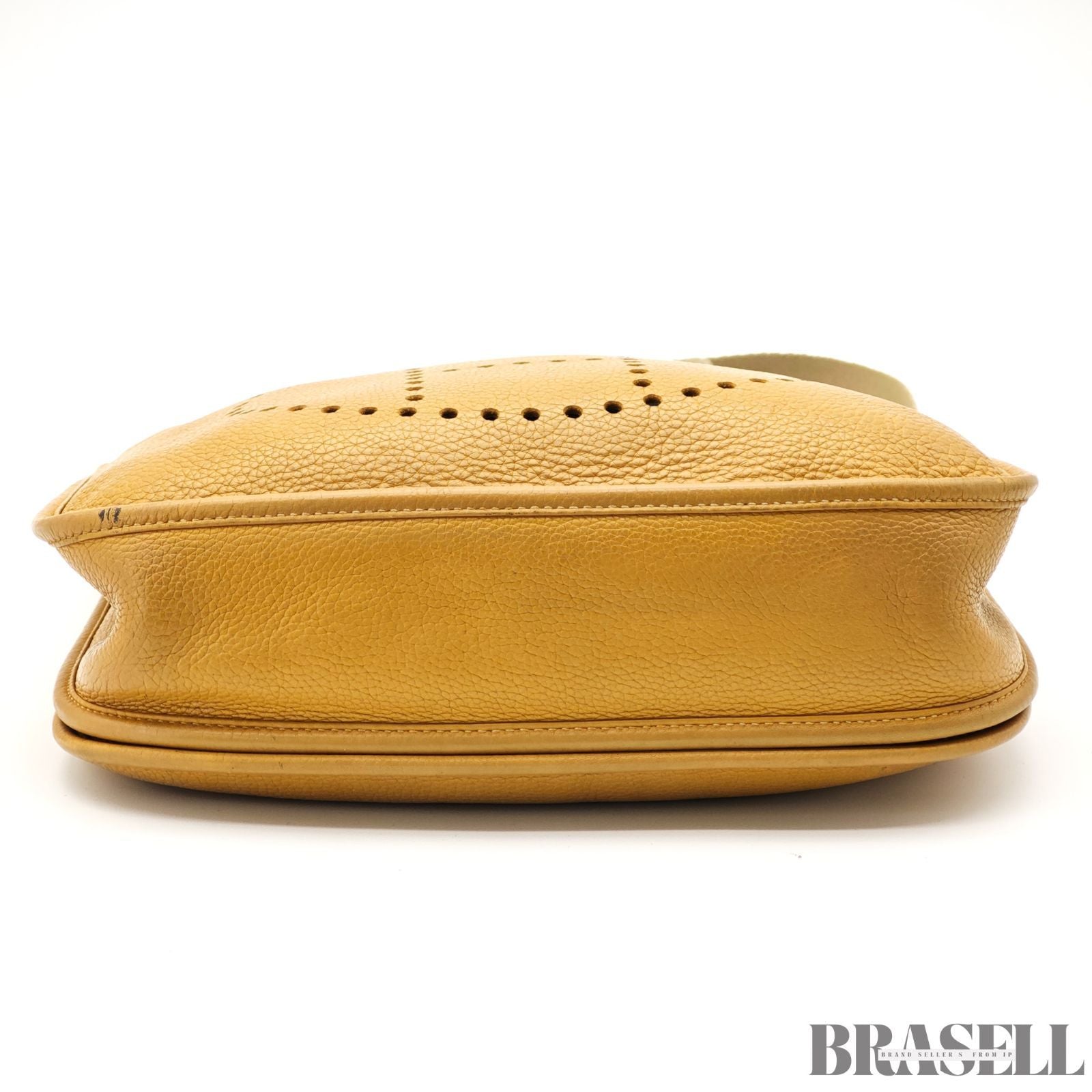 HERMES Evelyne 2PM Jaune Yellow Taurillon Clemence Unisex【ImportFeeFREE】