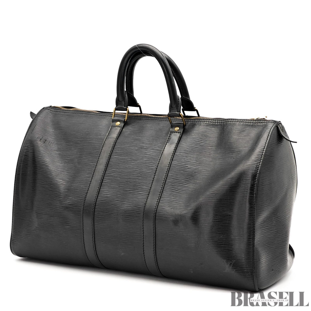 LOUIS VUITTON Epi Keepall 45 M59152 Boston Bag Large【ImportFeeFREE】