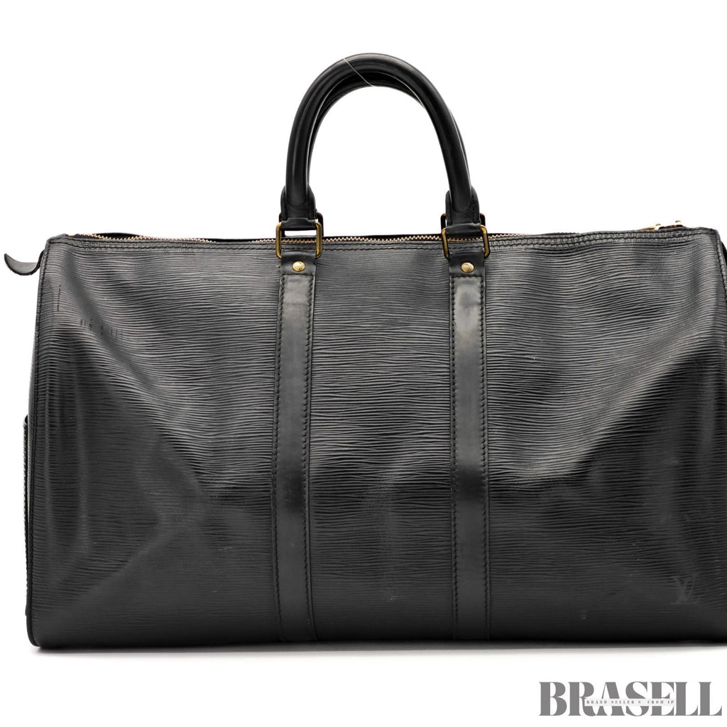 LOUIS VUITTON Epi Keepall 45 M59152 Boston Bag Large【ImportFeeFREE】