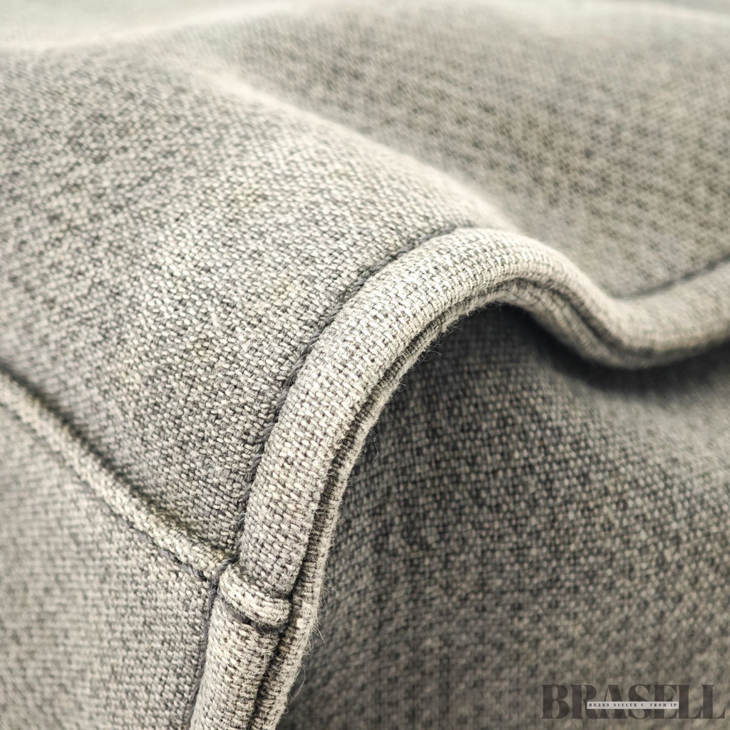 CHANEL Deauville Denim Chain Tote Shoulder Bag Gray Flap【ImportFeeFREE】