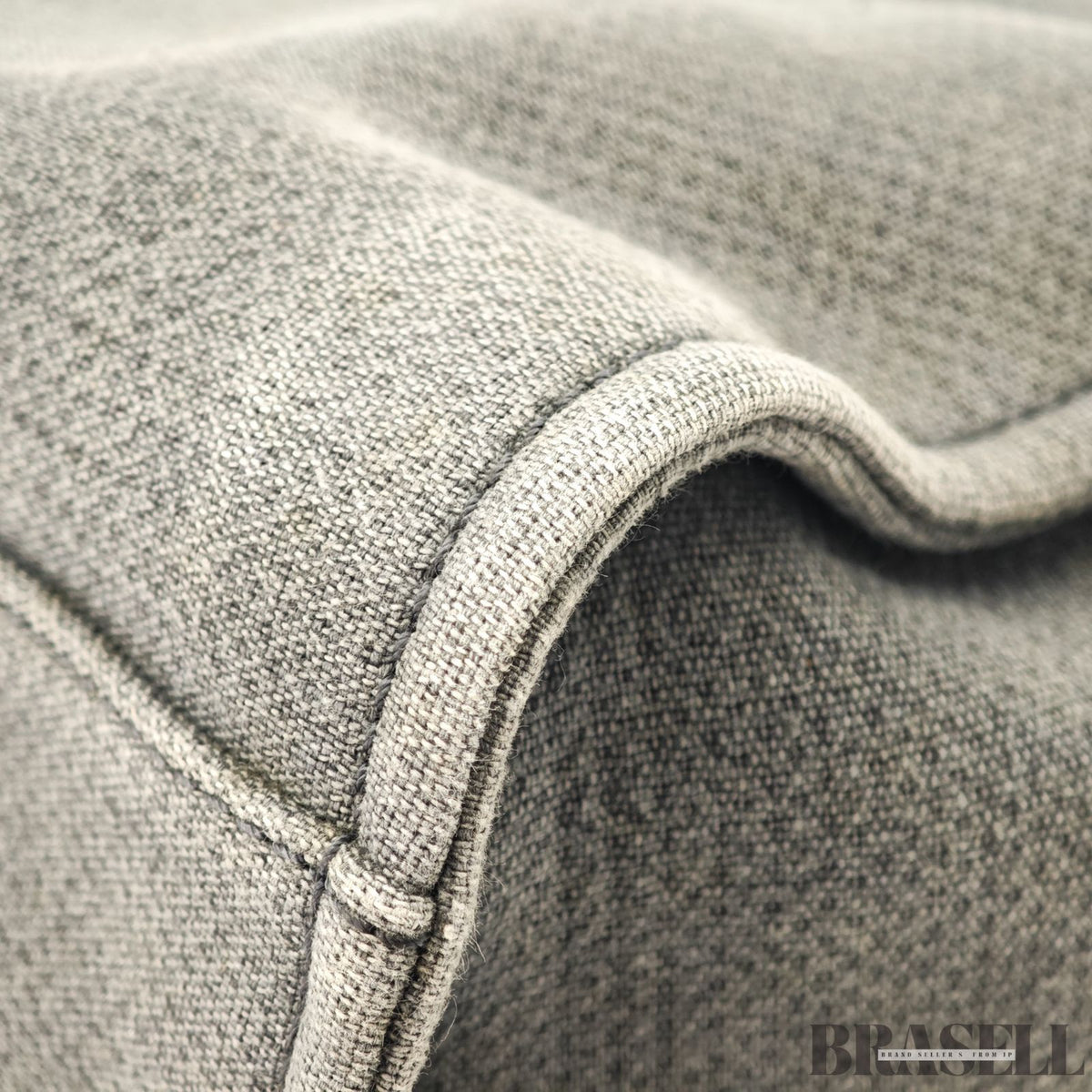 CHANEL Deauville Denim Chain Tote Shoulder Bag Gray Flap【ImportFeeFREE】