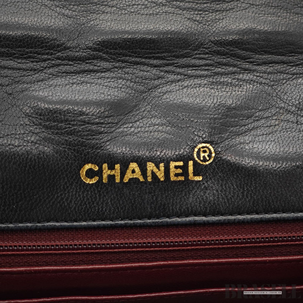 CHANEL Diana 25 Matelass Chain Shoulder Bag Black with 【ImportFeeFREE】
