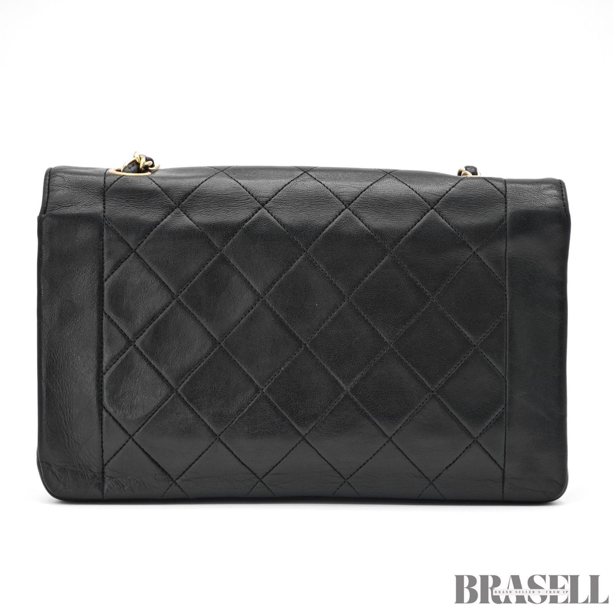 CHANEL Diana 25 Matelass Chain Shoulder Bag Black with 【ImportFeeFREE】