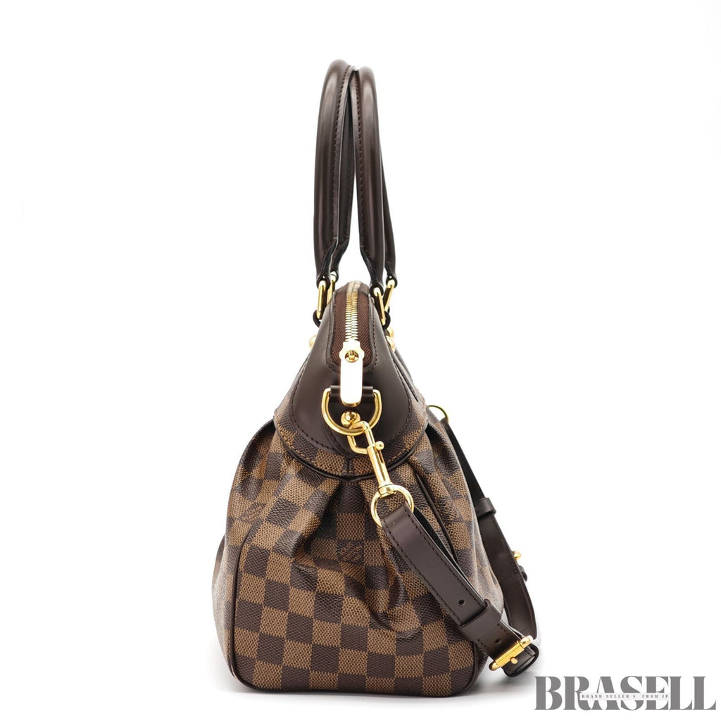 LOUIS VUITTON Trevi PM N51997 Damier Ebene 2Way Handbag 【ImportFeeFREE】