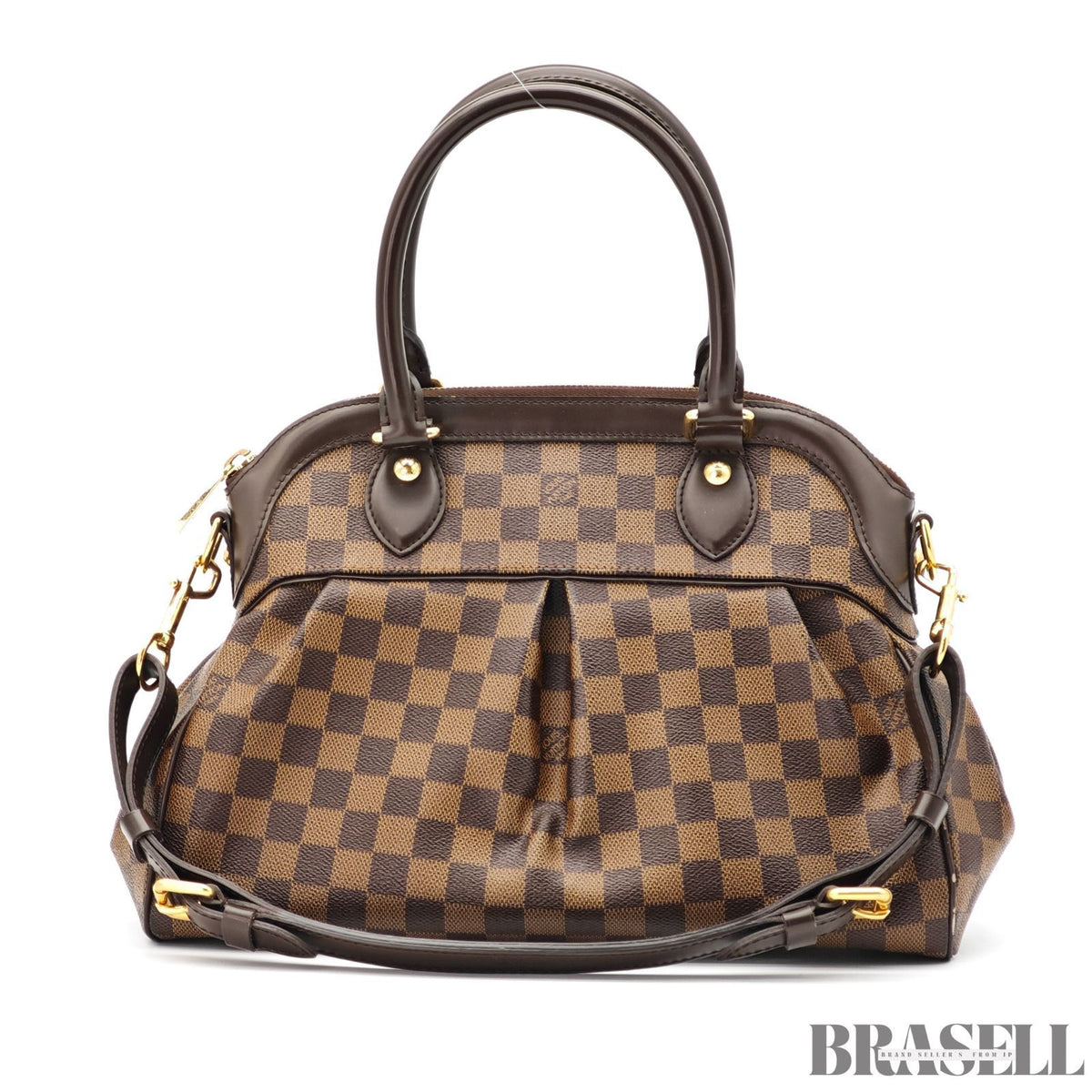 LOUIS VUITTON Trevi PM N51997 Damier Ebene 2Way Handbag 【ImportFeeFREE】