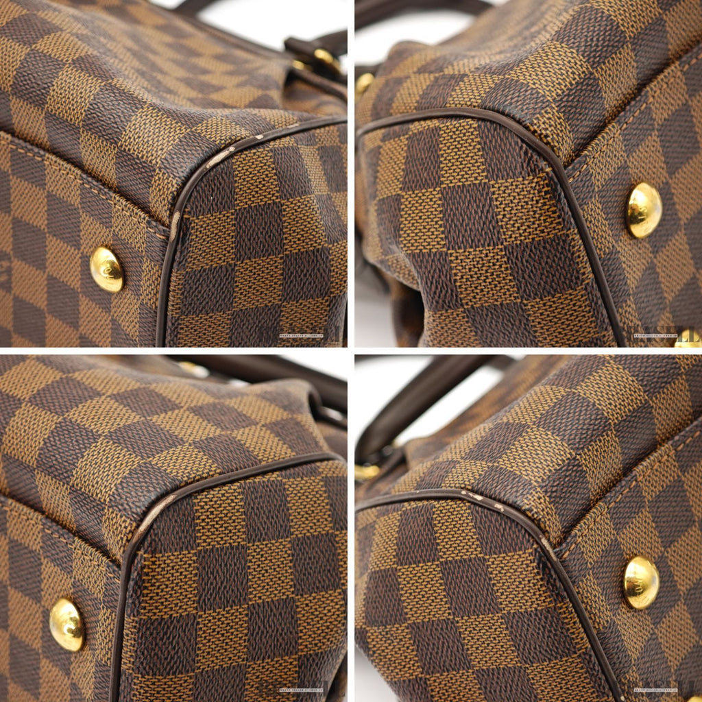 LOUIS VUITTON Trevi PM N51997 Damier Ebene 2Way Handbag 【ImportFeeFREE】