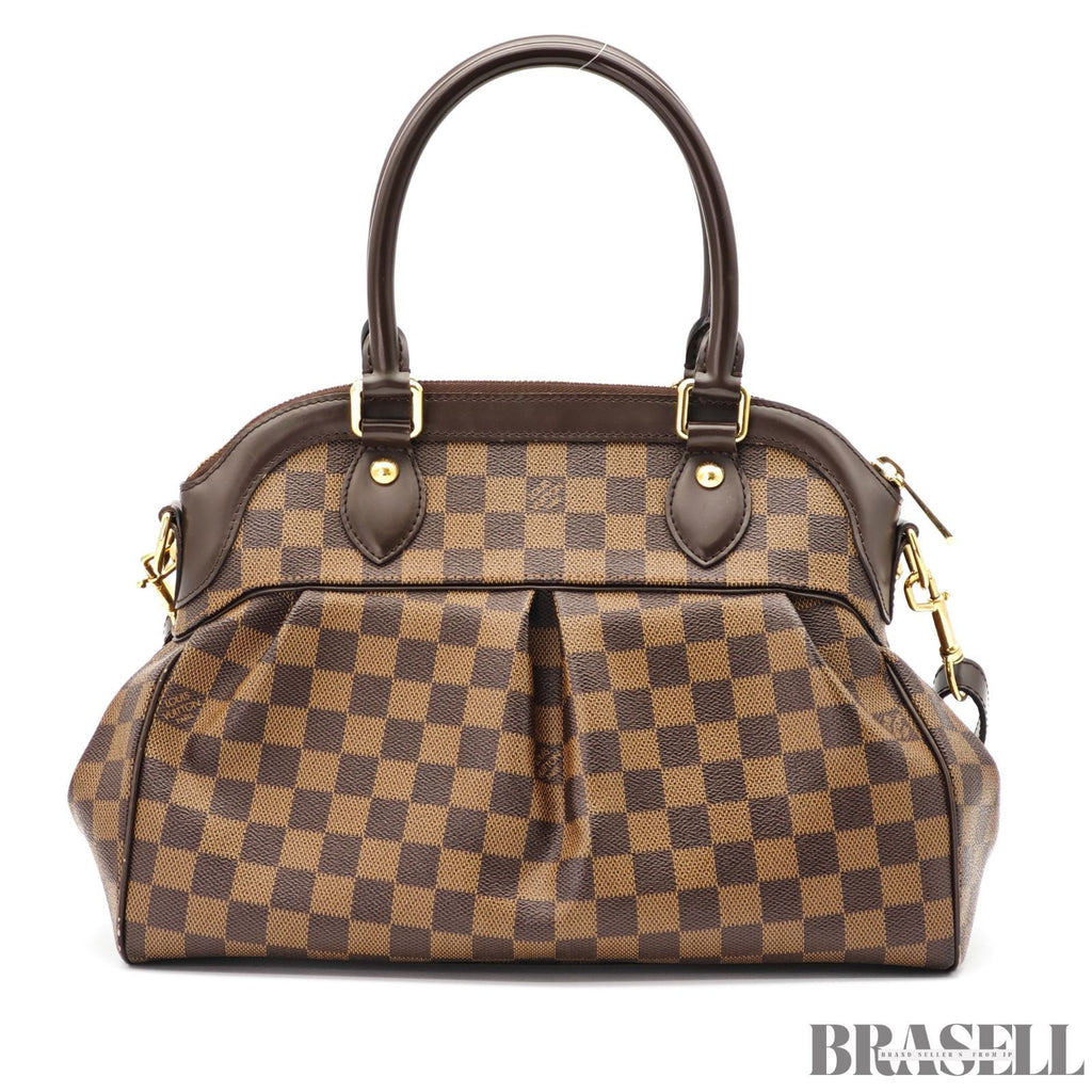LOUIS VUITTON Trevi PM N51997 Damier Ebene 2Way Handbag 【ImportFeeFREE】