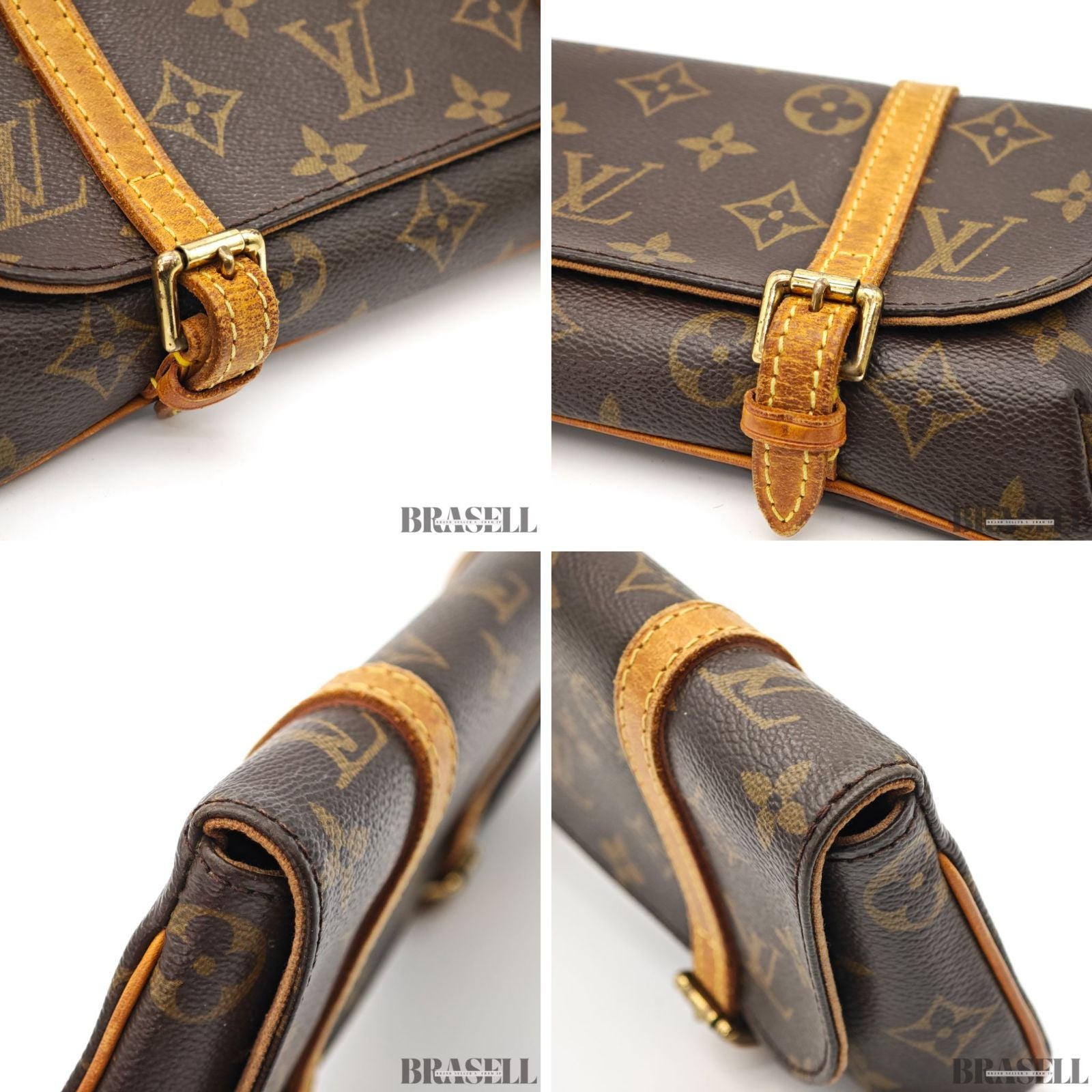 LOUIS VUITTON Pochette Marelle M51159 Monogram Shoulder【ImportFeeFREE】