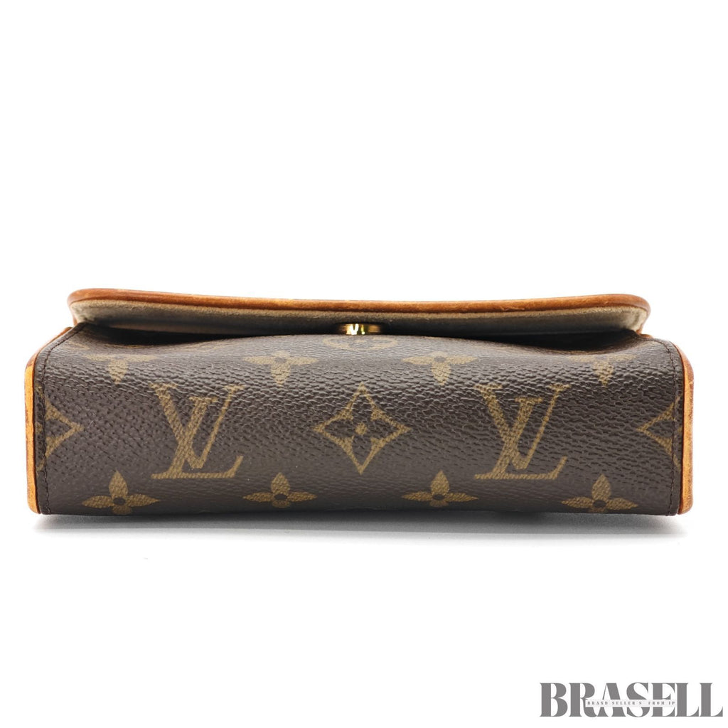 LOUIS VUITTON Florentine M51855 Monogram Waist Pouch【ImportFeeFREE】