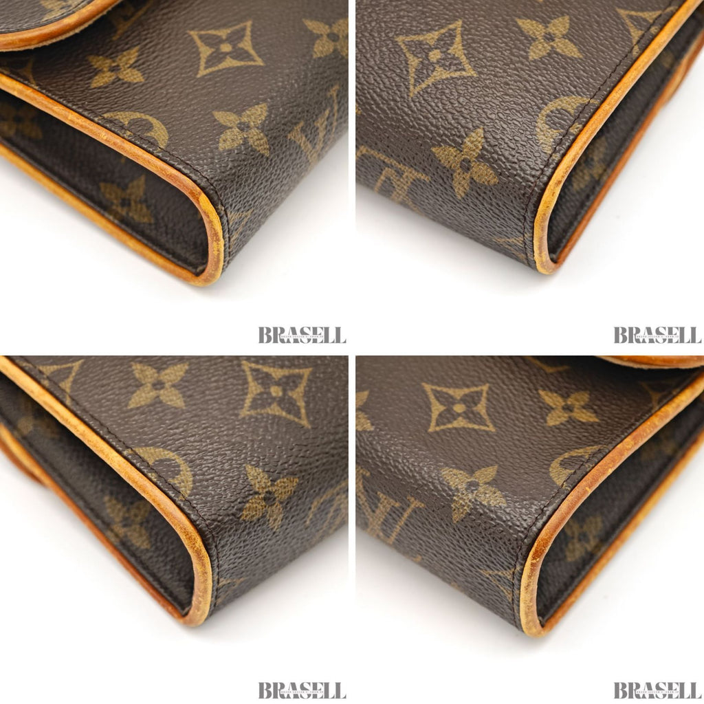 LOUIS VUITTON Florentine M51855 Monogram Waist Pouch【ImportFeeFREE】