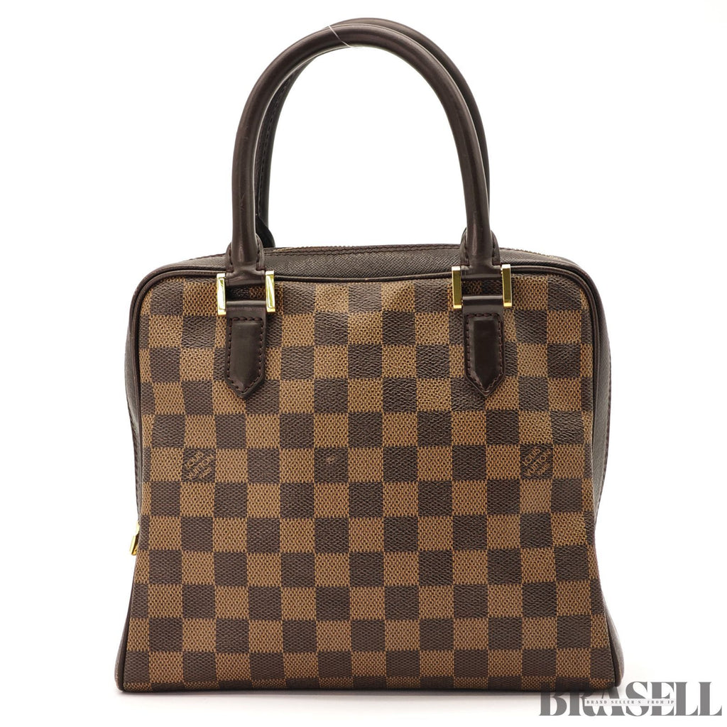 Louis Vuitton Damier Ebene Brera N51150 Handbag Brown 【ImportFeeFREE】