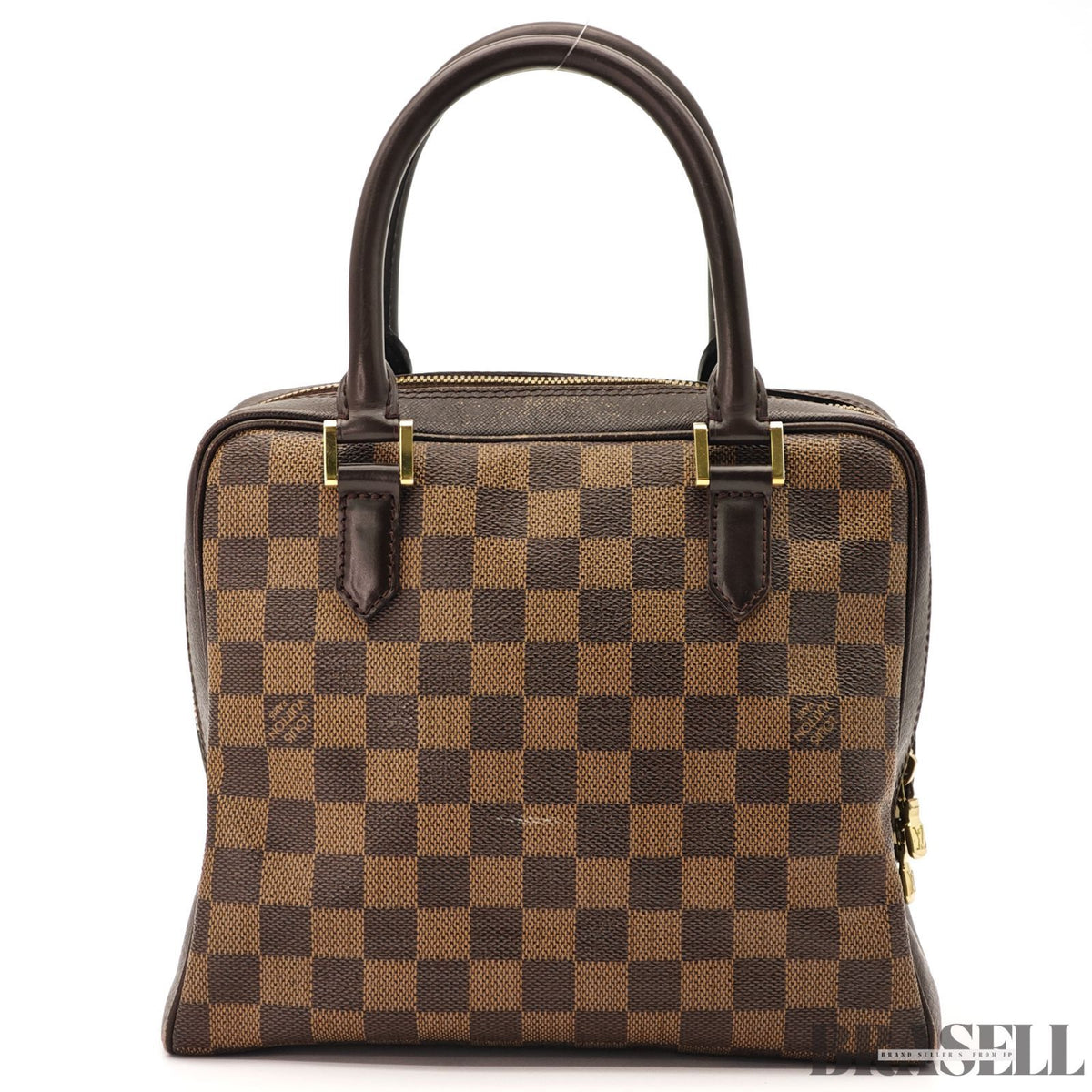 Louis Vuitton Damier Ebene Brera N51150 Handbag Brown 【ImportFeeFREE】
