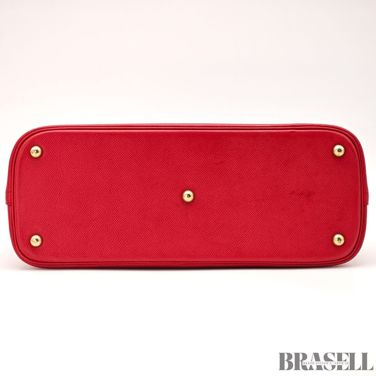 HERMES Bolide 35 2way Handbag Bag Cushvel Red 【ImportFeeFREE】