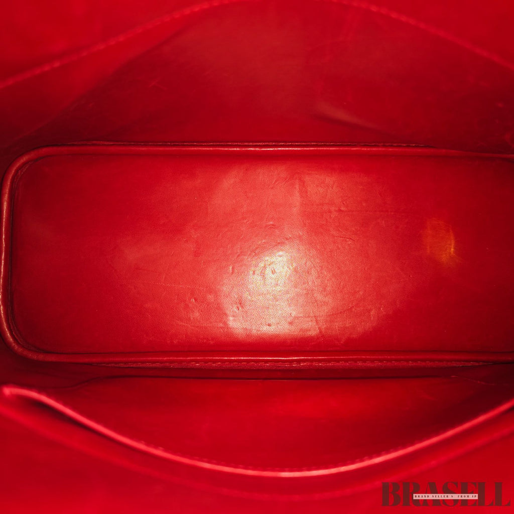 HERMES Bolide 35 2way Handbag Bag Cushvel Red 【ImportFeeFREE】