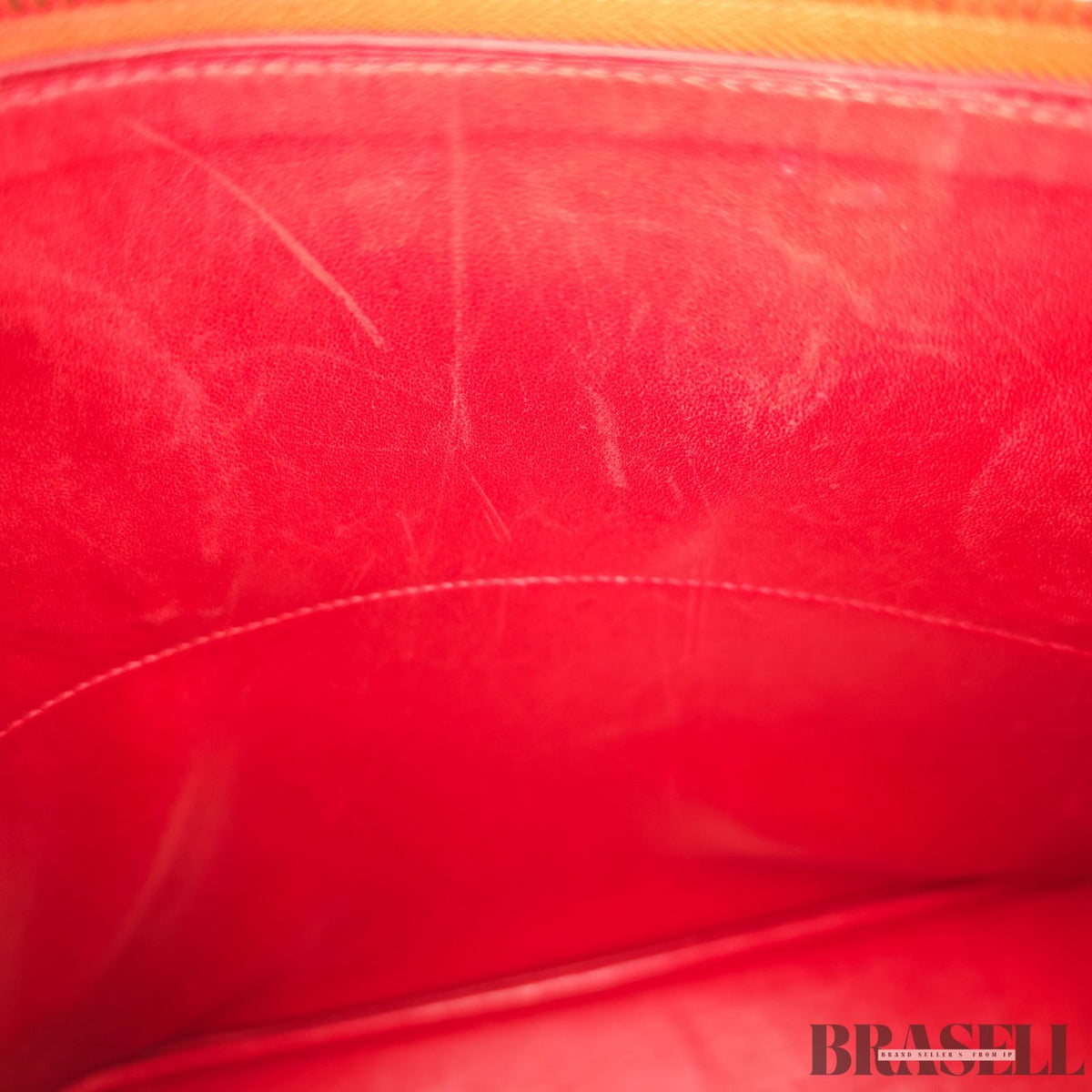 HERMES Bolide 35 2way Handbag Bag Cushvel Red 【ImportFeeFREE】