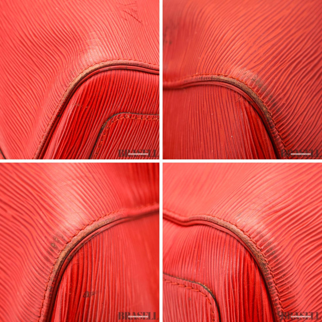 Louis Vuitton Keepall 50 epi red handbag boston 【ImportFeeFREE】