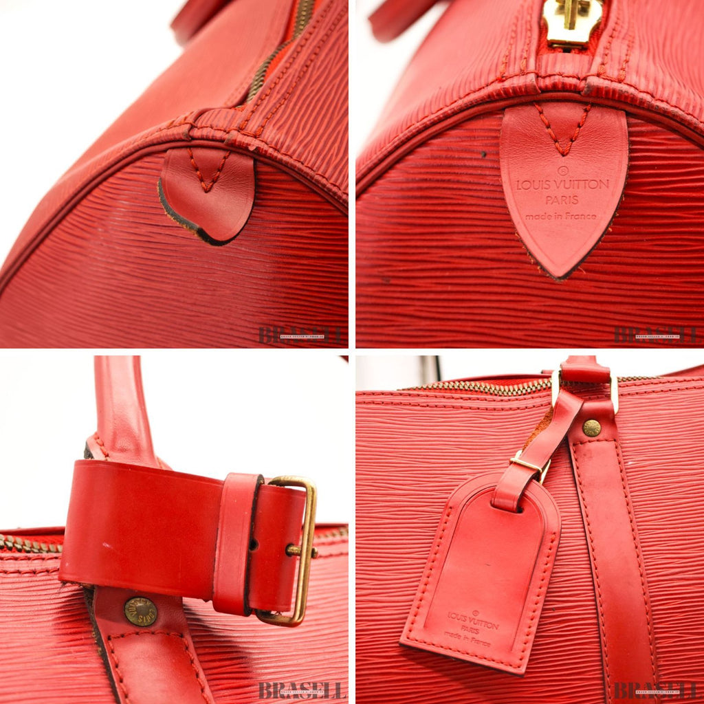 Louis Vuitton Keepall 50 epi red handbag boston 【ImportFeeFREE】