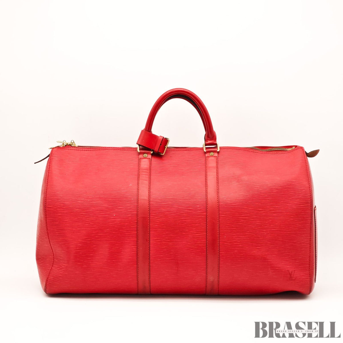 Louis Vuitton Keepall 50 epi red handbag boston 【ImportFeeFREE】