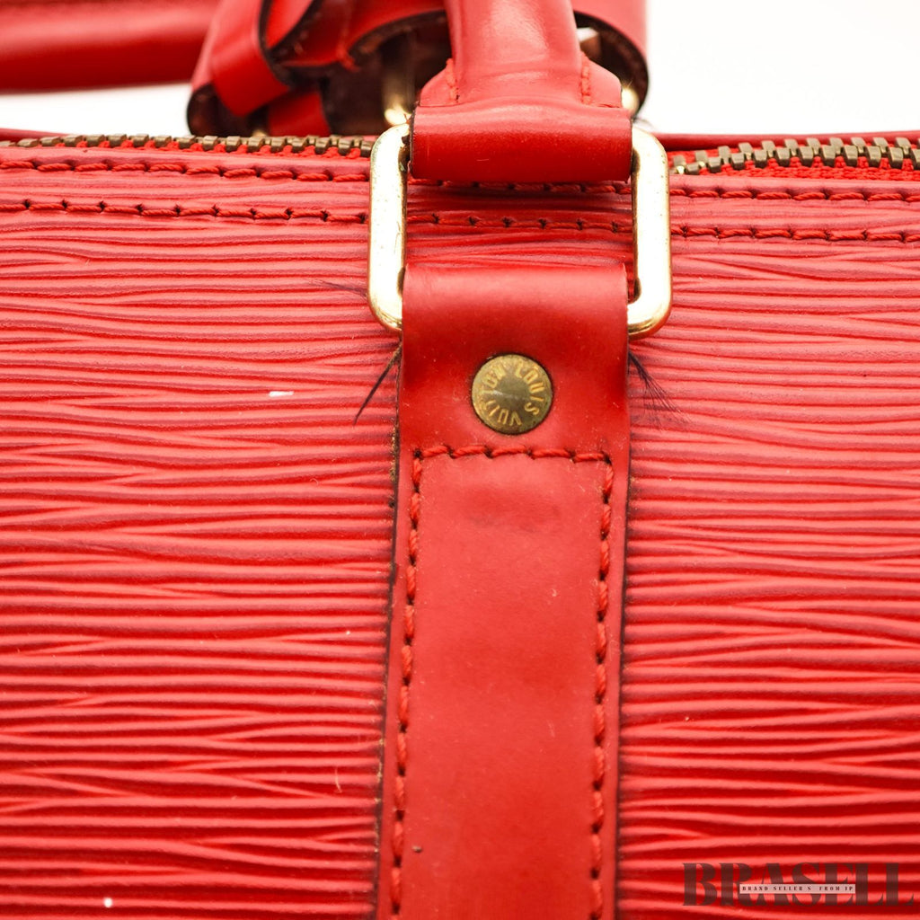 Louis Vuitton Keepall 50 epi red handbag boston 【ImportFeeFREE】