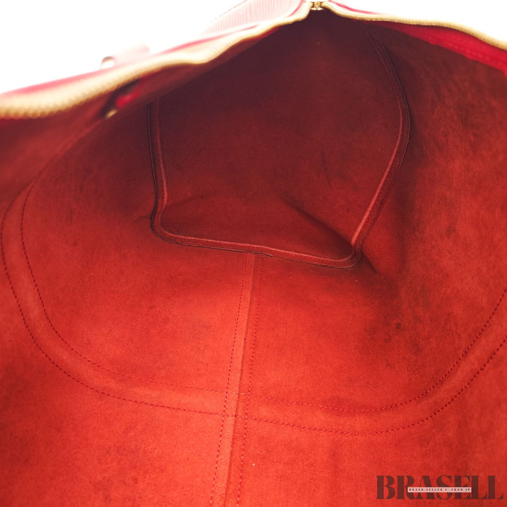 Louis Vuitton Keepall 50 epi red handbag boston 【ImportFeeFREE】