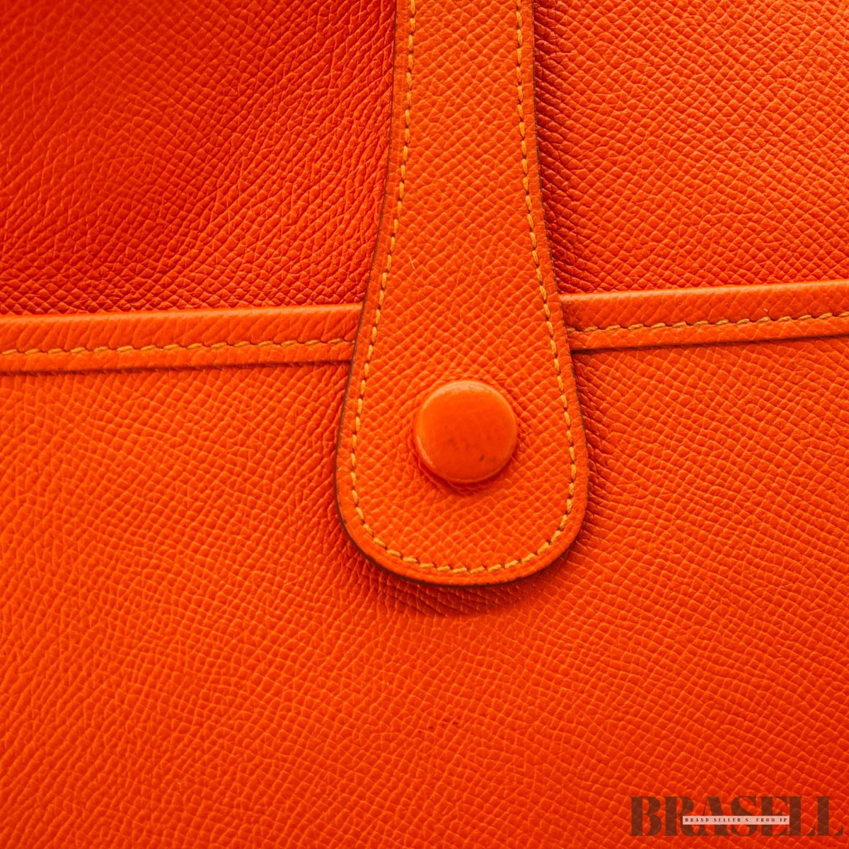 HERMES Evelyn 3 MM ShoulderBag Taurillon Clemence Orange【ImportFeeFREE】