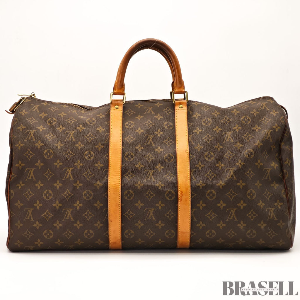 LOUIS VUITTON Keepall 55 M41424 Hand Bag Boston Monogram Canvas【ImportFeeFREE】