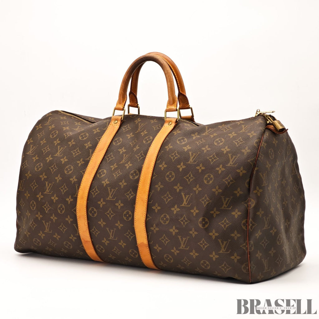 LOUIS VUITTON Keepall 55 M41424 Hand Bag Boston Monogram Canvas【ImportFeeFREE】